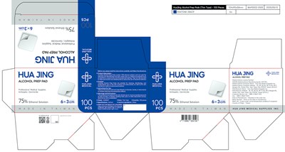 Hua Jing Alcohol Prep Pad 83170-001-01 (Hua Jing Alcohol Prep Pad 83170 001 01)